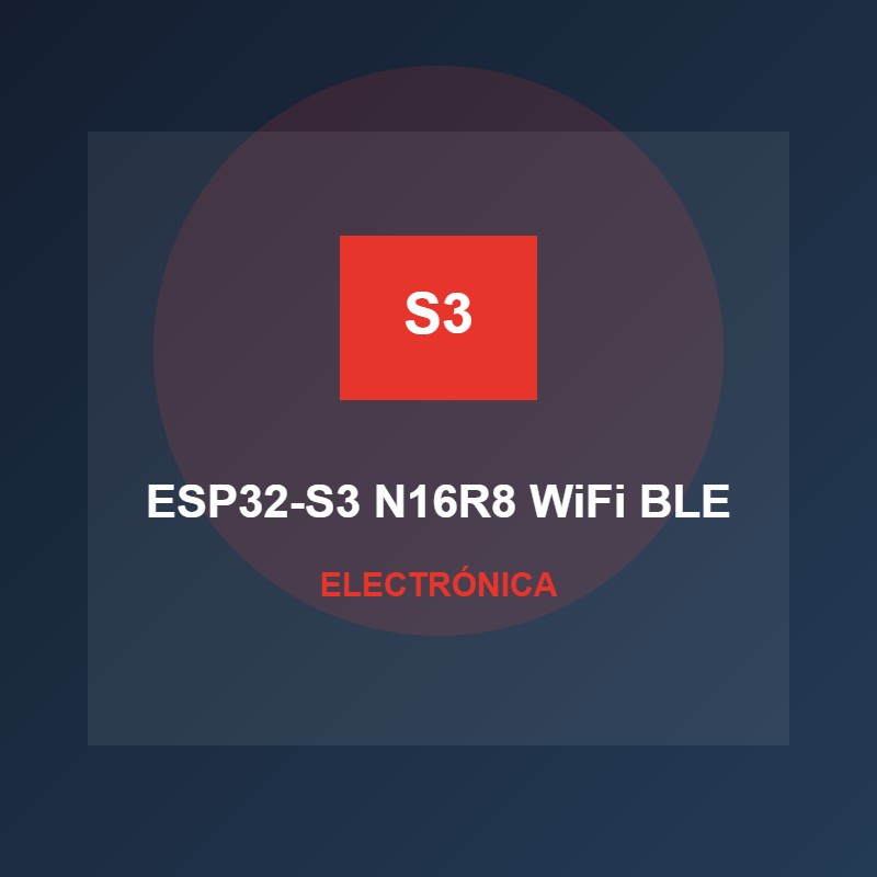 NodeMCU ESP32-S3-N16R8 WiFi Bluetooth 44 Pines 16MB Flash 8MB PSRAM