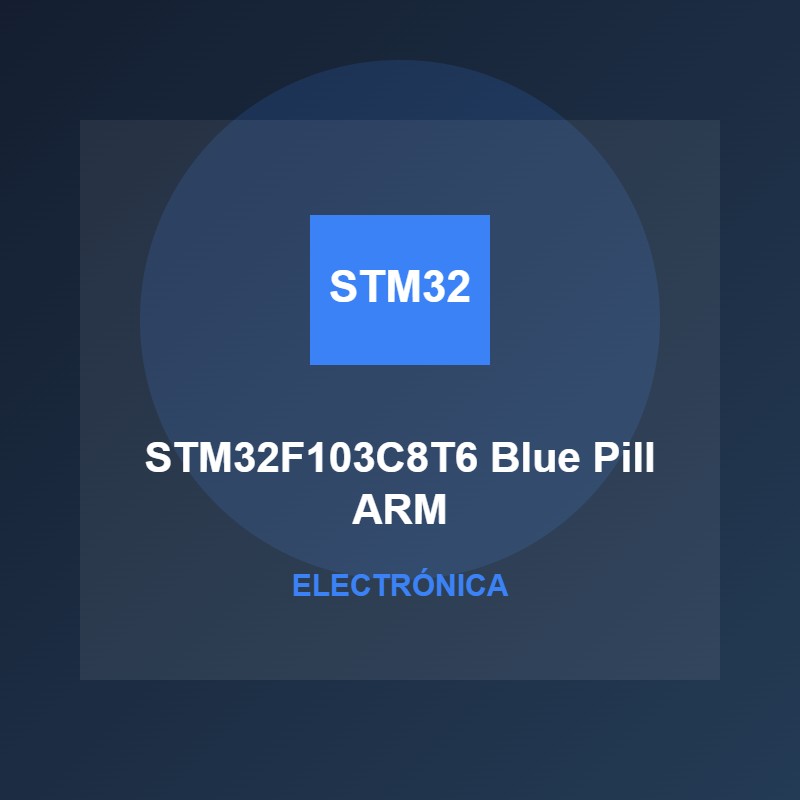Placa de Desarrollo STM32F103C8T6 Blue Pill ARM Cortex-M3