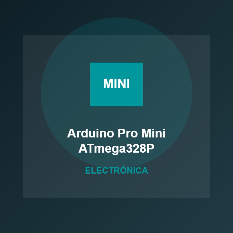 Placa Pro Mini ATmega328P 5V 16MHz Pines sin Soldar